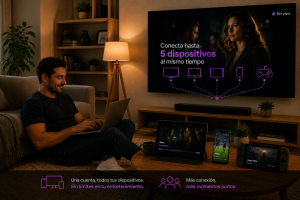 Conecta hasta 5 dispositivos